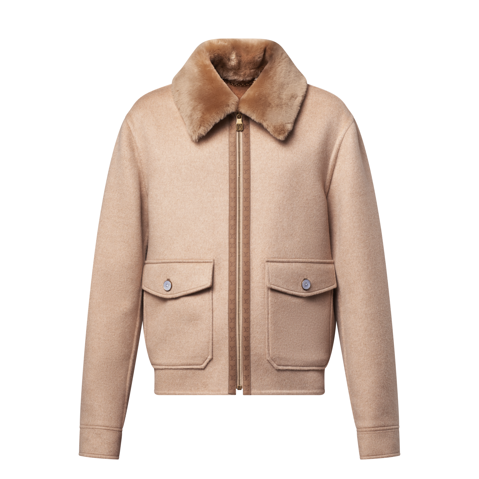 Vicuna-Cashmere Blend Double Face Blouson  in Men's Ready-to-Wear Outerwear and Coats collections by Louis Vuitton (Product zoom)